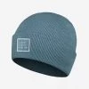 Teal Acrylic Cuffed Beanie