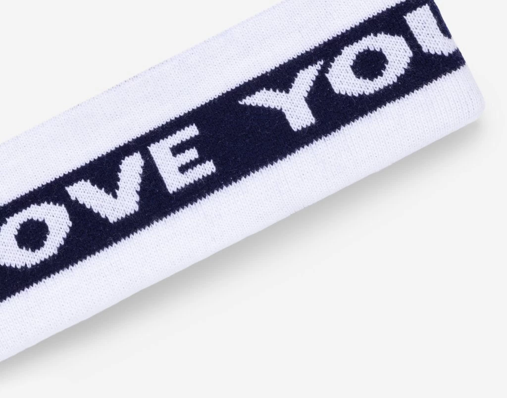 Navy And White Headband 2 Navy And White Headband - Image 2