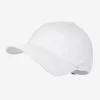 White Monochrome Athletic Cap