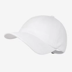 White Monochrome Athletic Cap