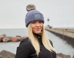 Graphite Monochrome Pom Beanie -Love Your Melon Ashton Hansen 481 MollyIlletschko EmilyWolfbauer AshtonRayHansen scaled