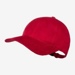 Red Suede Cap