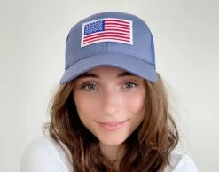 Cool River American Flag Mesh Cap 5 Cool River American Flag Mesh Cap -Love Your Melon BlueRiverAmericaCap Web 71013783 0baf 433f a03f a9c8101e15da