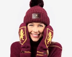 Gryffindor™ Burgundy Knit Mittens -Love Your Melon Brandon Woller 02620 Skyler Madeline BrandonWoller RMEdit 1 be975b13 068c 4d73 a997 f7cf067891ff