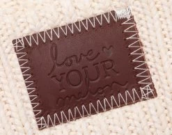 Love Your Melon -Love Your Melon CABLEPOM004 WhiteSpeckledPomBeanie B