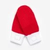 Red And White Santa Mittens