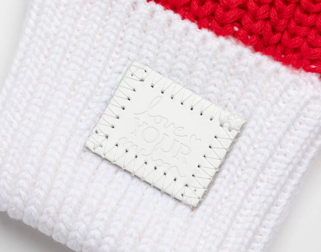 Red And White Santa Mittens 2 Red And White Santa Mittens - Image 2