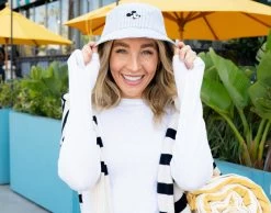 Mickey Mouse Black Seersucker Bucket Hat -Love Your Melon DSC01340