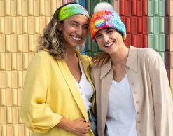 Rainbow Tie Dye Scrunch Headband -Love Your Melon DSC02684