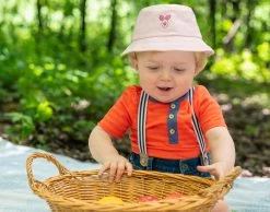 Piglet Pink Baby Bucket Hat -Love Your Melon DSC05128 Ash kids BrandonWoller