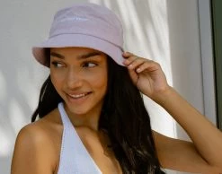 Lilac Linen Bucket Hat -Love Your Melon DSC06374