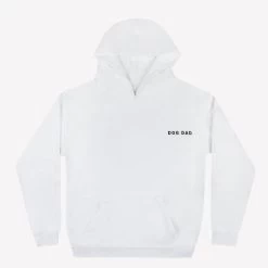 White Dog Dad Hoodie