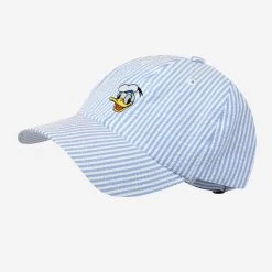 Donald Duck Blue Seersucker Cap