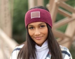 Burgundy Knit Headband -Love Your Melon Elise Webb 5C4A9474 a6f91623 e085 4bb0 848f 98281c09bccb