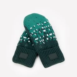 Hunter, Biscay Bay, And Seafoam Fair Isle Mittens