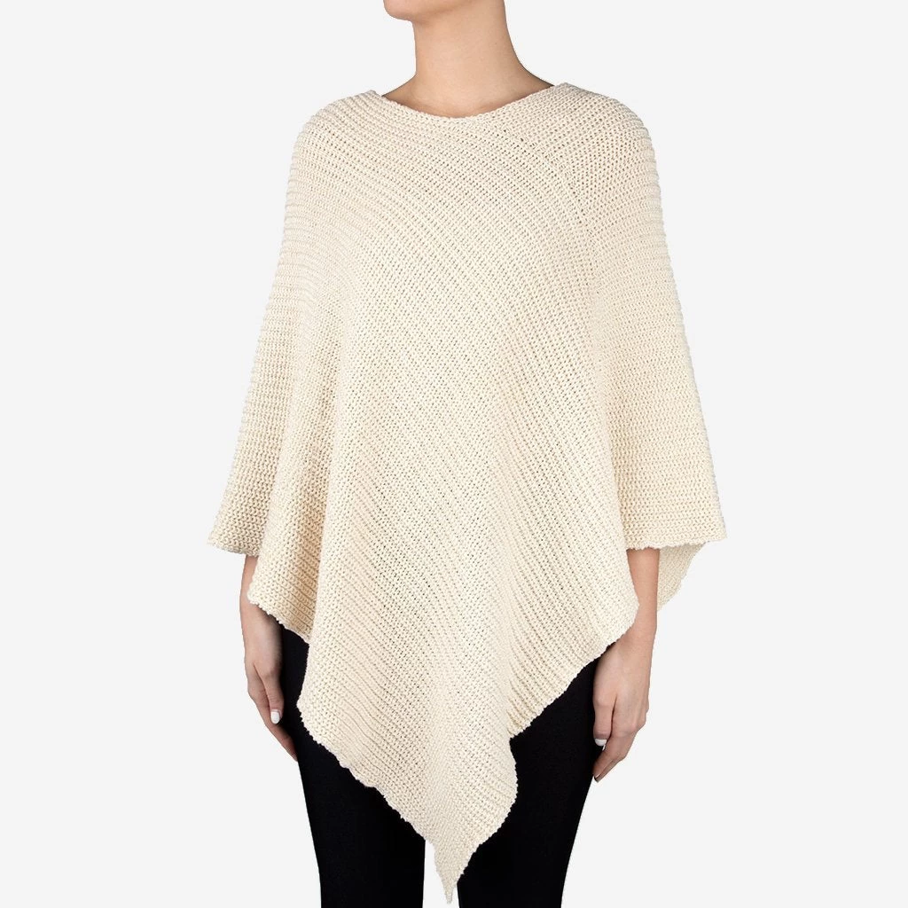 White Speckled Metallic Gold Yarn Knit Shawl 1 White Speckled Metallic Gold Yarn Knit Shawl