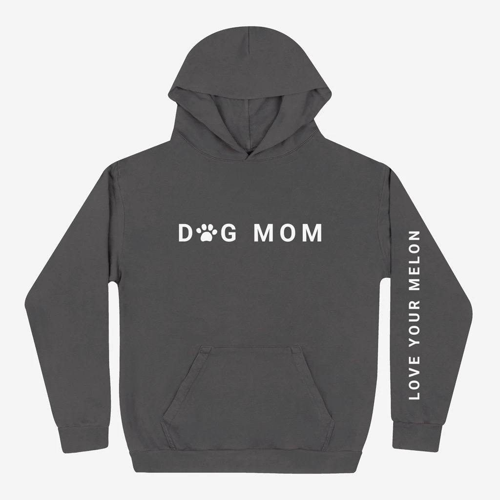 Dark Charcoal Dog Mom Hoodie 1 Dark Charcoal Dog Mom Hoodie