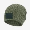 Army Green And Natural Speckled Beanie