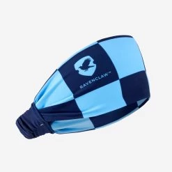 Ravenclawâ„¢ Navy And Light Blue Checkered Scrunch Headband