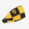 Hufflepuff™ Black And Gold Checkered Scrunch Headband