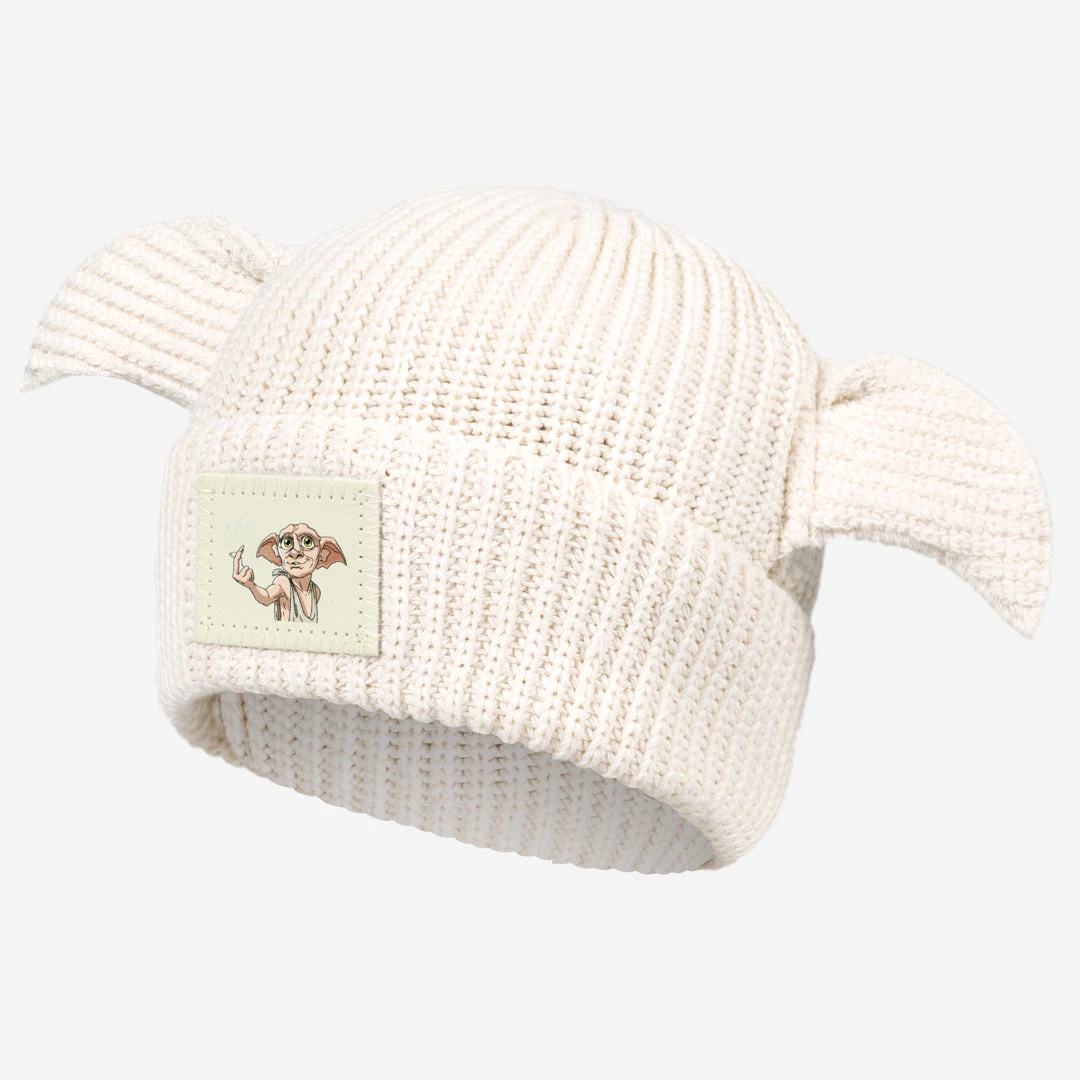 Harry Potter Dobby Natural Beanie With Ears 1 Harry Potter Dobby Natural Beanie With Ears