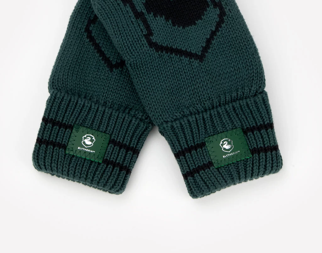Slytherin™ Hunter Knit Mittens 2 Slytherin™ Hunter Knit Mittens - Image 2