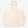 White Speckled Knit Hoodie