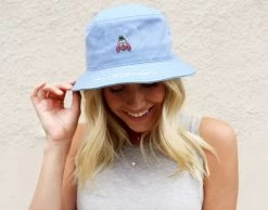 Eeyore Light Blue Bucket Hat 6 Eeyore Light Blue Bucket Hat -Love Your Melon KaceySouthwick LightBlueBucketHat 2
