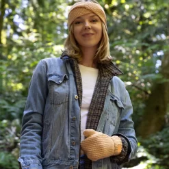 Camel And White Speckled Mittens -Love Your Melon LYM.10.23.Bundle.Up .Week .eCom .Adult .Mittens.Camel .Speck .PDP .3 2