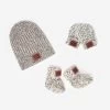 Baby’s First Beanie Bundle: Black Speckled