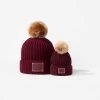 Mommy & Me Cozy Winter Bundle: Baby Burgundy
