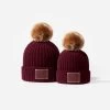 Mommy & Me Cozy Winter Bundle: Kids Burgundy