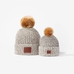 Mommy & Me Cozy Winter Bundle: Toddler Black Speckled