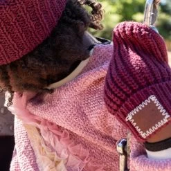 Toddler Burgundy Mittens 5 Toddler Burgundy Mittens -Love Your Melon LYM.10.23.Bundle.Up .Week .eCom .Toddler.Mittens.Burgundy.PDP .3