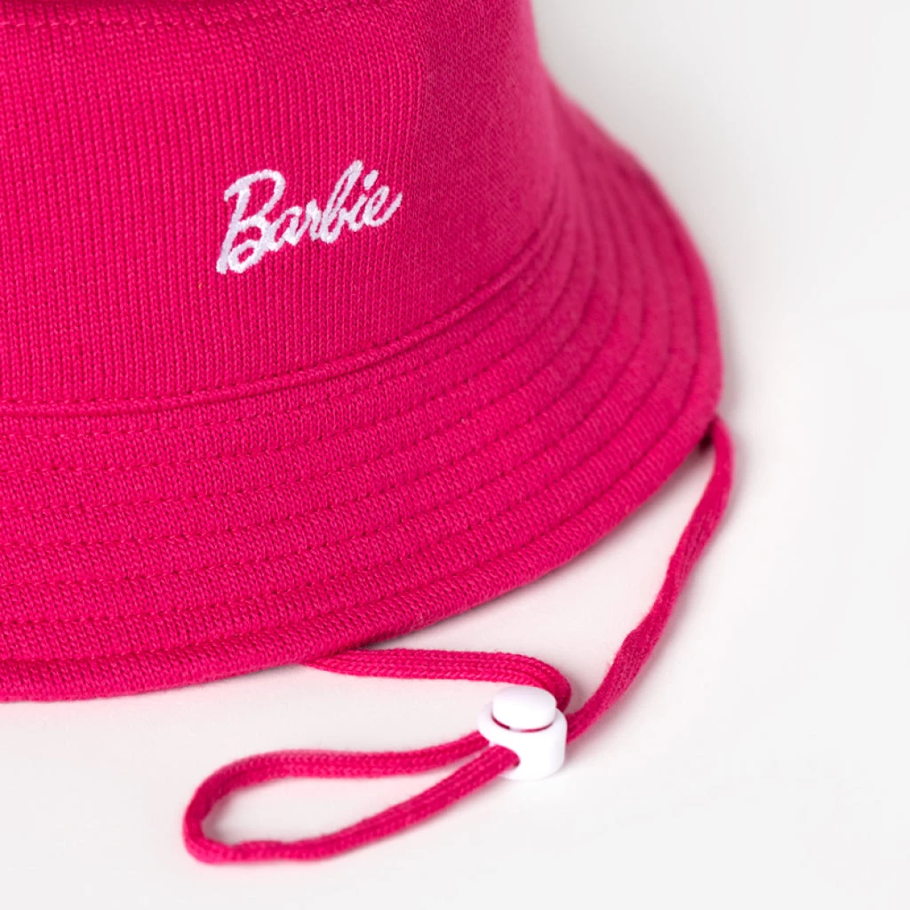 Kids Barbie™ Magenta Hero Booney Hat 2 Kids Barbie™ Magenta Hero Booney Hat - Image 2