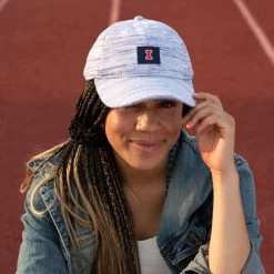 Illinois Fighting Illini White And Navy Speckled Hero Cap -Love Your Melon LYM.Collegiate.Hero .2023.eCom .Illinois.Hero .Cap .PDP .5
