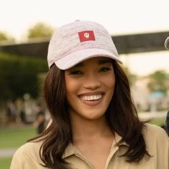 Indiana Hoosiers White And Crimson Speckled Hero Cap -Love Your Melon LYM.Collegiate.Hero .2023.eCom .Indiana.Hero .Cap .PDP .5
