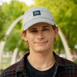 Pennsylvania State Nittany Lions White And Navy Speckled Hero Cap -Love Your Melon LYM.Collegiate.Hero .2023.eCom .Penn .St .Hero .Cap .PDP .5