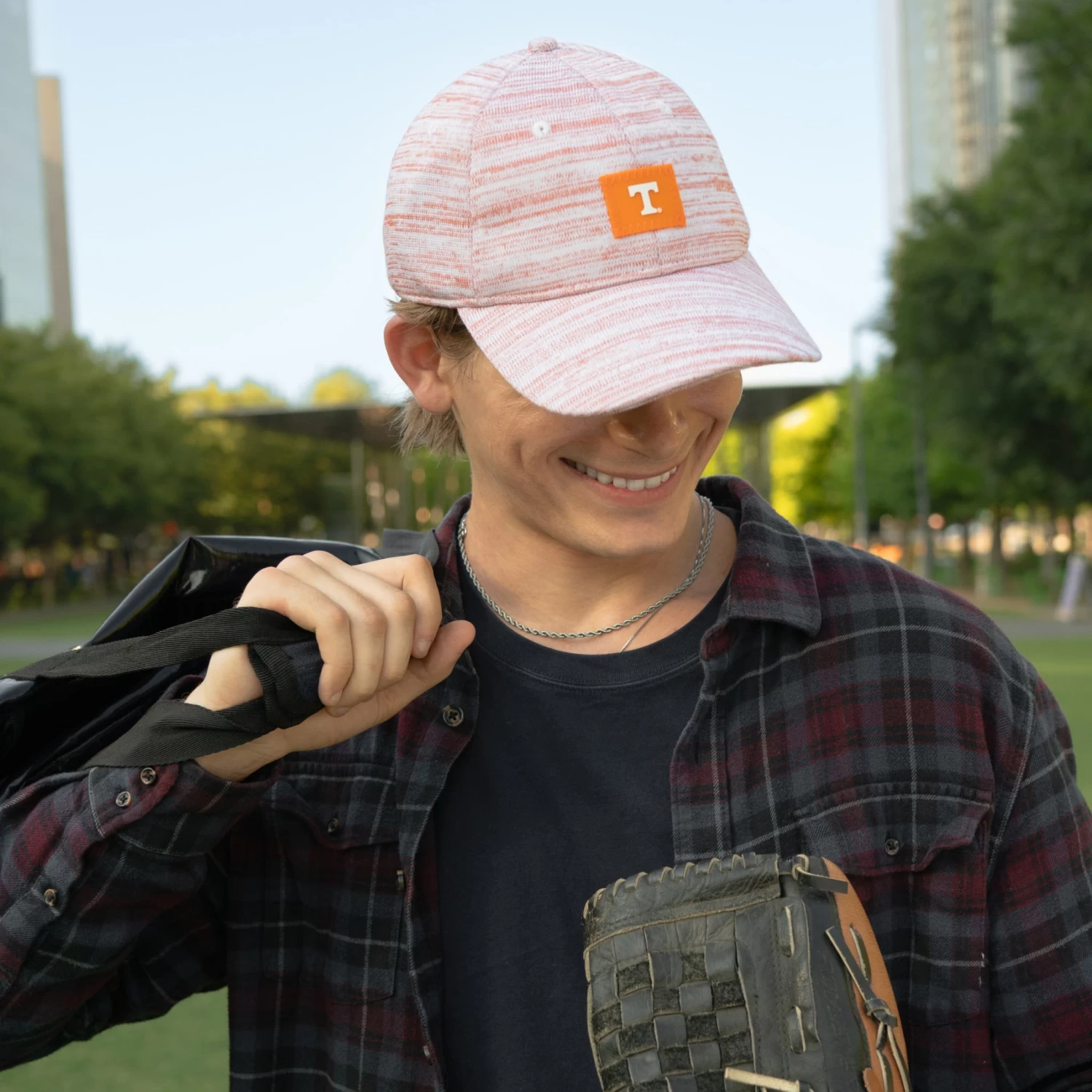 Tennessee Volunteers White And Orange Speckled Hero Cap 3 Tennessee Volunteers White And Orange Speckled Hero Cap - Image 3