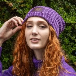 University Of Washington Purple And White Speckled Beanie -Love Your Melon LYM.Collegiate.PDP .Syracuse.PomCuff.3