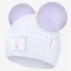 Disney's Minnie Mouse White Double Pom Beanie