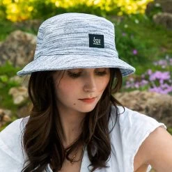 Black Speckled Hero Bucket Hat -Love Your Melon LYM.Hero .Bucket.Adult .eCom .PDP .Black .Speck .5