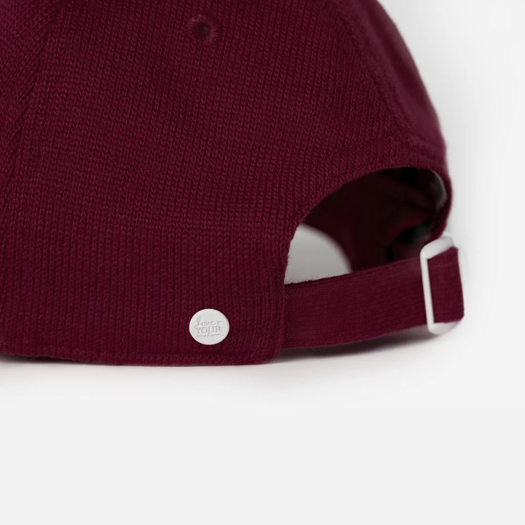 Kids Burgundy Hero Cap 2 Kids Burgundy Hero Cap - Image 2