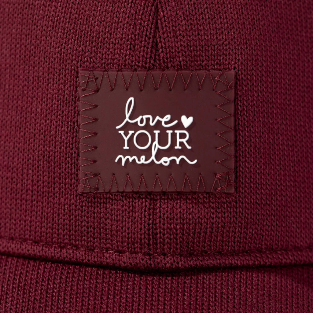 Kids Burgundy Hero Cap 4 Kids Burgundy Hero Cap - Image 4