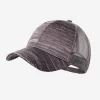 Men’s Dark Charcoal And Light Gray Speckled Mesh Hero Cap