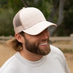 Men’s Natural Speckled Mesh Hero Cap -Love Your Melon LYM.Hero .Mesh .Cap .eCom .Mocha .Speckled.5