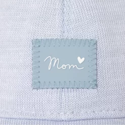 Baby Blue And White Speckled “Mom” Hero Cap -Love Your Melon LYM.Hero .Mothers.Day .eCom .Blue .3