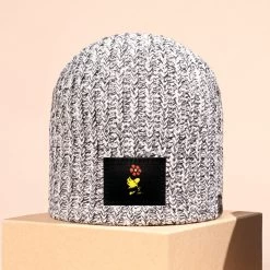 Woodstock Black Speckled Beanie -Love Your Melon LYM.Peanuts.Winter.11.2023.eCom .Woodstock.Classic.Beanie.PDP .3