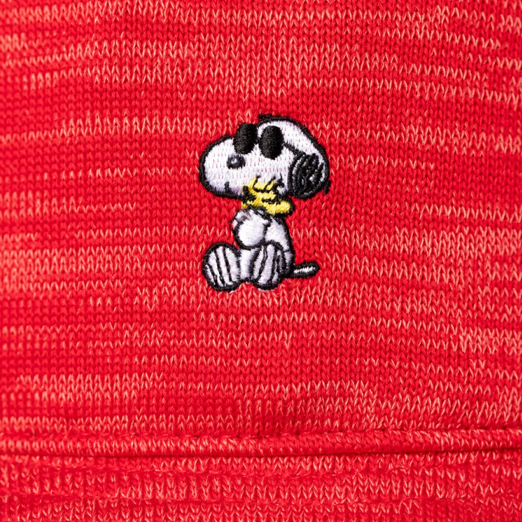 Snoopy Red And Coral Speckled Hero Bucket Hat 4 Snoopy Red And Coral Speckled Hero Bucket Hat - Image 4