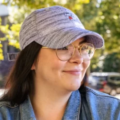 Snoopy Black Speckled Hero Cap -Love Your Melon LYM.eCom .Peanuts.Hero .Cap .Snoopy.Black .Speck .PDP .3 7